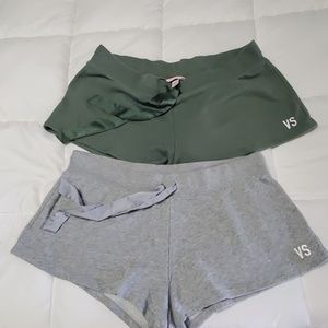 2 pairs of Victoria Secret pajama shorts